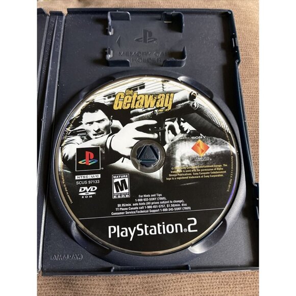 The Getaway Sony PlayStation 2 PS2 Game Complete With Manual & Poster - Picture 5 of 6